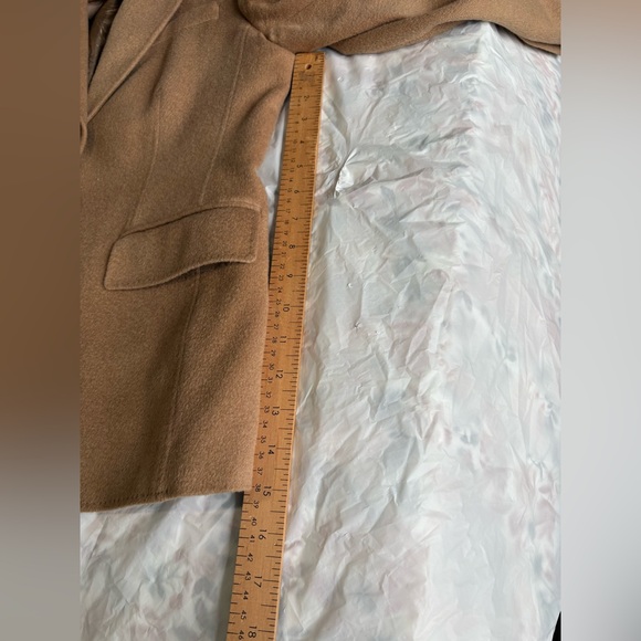 Brooks Brothers camel hair blazer tan 2 button pocket front jacket size 2 - Picture 10 of 16